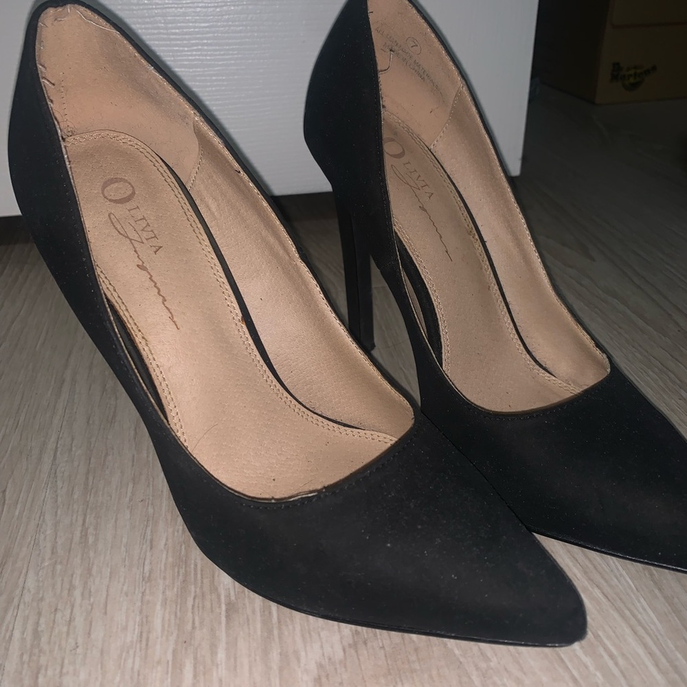 Black heels